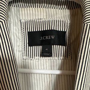 J.Crew Women's, Blue/White Pinstripe, Blazer